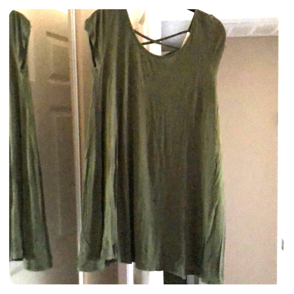 ⚜️Forest green mini dress